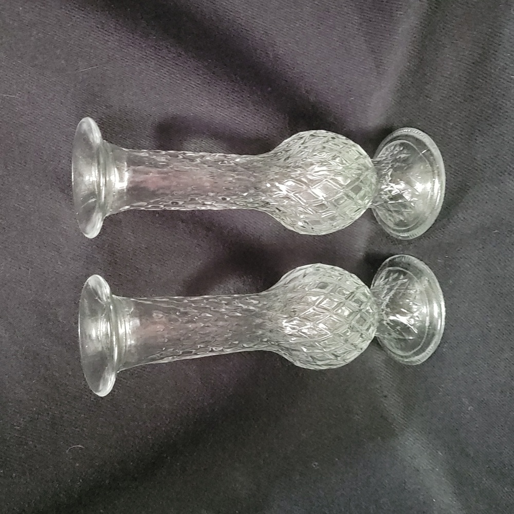 Vintage Pressed Glass E O. Brody Co. Bud Vase
